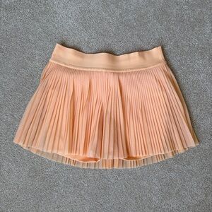 Lululemon peach pleated tennis skirt